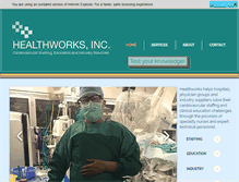 Tablet Screenshot of healthworksonline.com